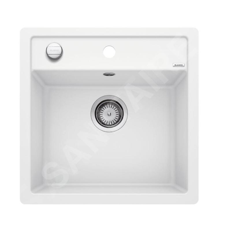 Blanco Dalago 5 - Évier en silgranite, 505x500 mm, avec commande de vidage, blanc 518532