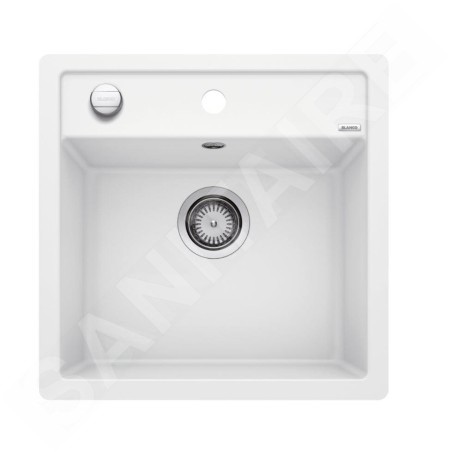 Blanco Dalago 5 - Évier en silgranite, 505x500 mm, avec commande de vidage, blanc 518532