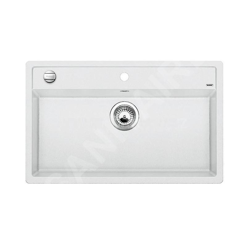Blanco Dalago 8 - Évier en silgranite, 815x510 mm, avec commande de vidage, blanc 516633