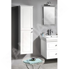 Sapho Violeta - Armoire 350x1400x300 mm, gauche, 2 portes, blanc VI160-3131