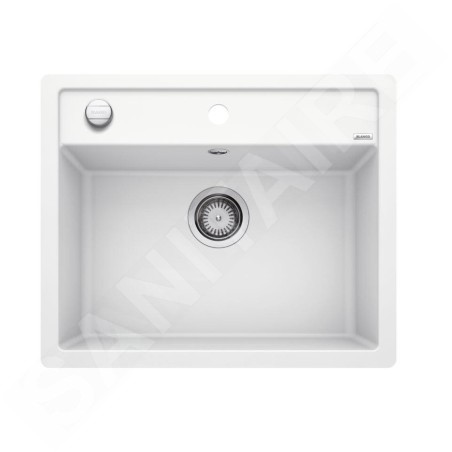 Blanco Dalago 6 - Évier en silgranite, 605x500 mm, avec commande de vidage, blanc 514771
