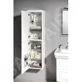 Sapho Violeta - Armoire 350x1400x300 mm, gauche, 2 portes, blanc VI160-3131