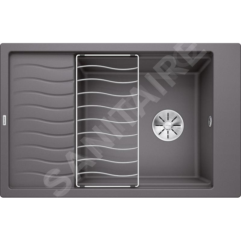 Blanco Elon XL 6 - Évier en silgranite, 780x500 mm, avec accessoires, InFino, gris rocher 524835
