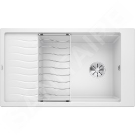 Blanco Elon XL 8 - Évier en silgranite, 860x500 mm, avec accessoires, InFino, blanc 524864