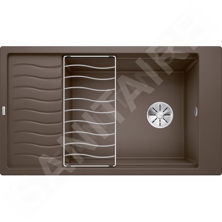 Blanco Elon XL 8 - Évier en silgranite, 860x500 mm, avec accessoires, InFino, café 524869