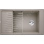 Blanco Elon XL 8 - Évier en silgranite, 860x500 mm, avec accessoires, tartufo 524877