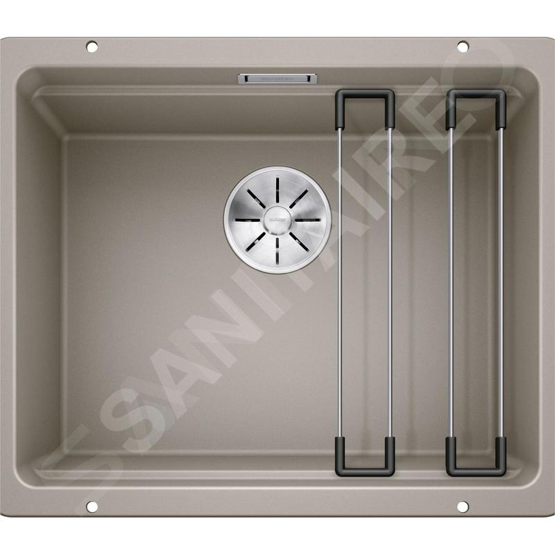 Blanco Etagon 500 - Évier en silgranite, 530x460 mm, avec rails, tartufo 522234