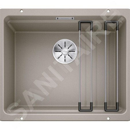 Blanco Etagon 500 - Évier en silgranite, 530x460 mm, avec rails, tartufo 522234