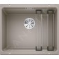 Blanco Etagon 500 - Évier en silgranite, 530x460 mm, avec rails, tartufo 522234