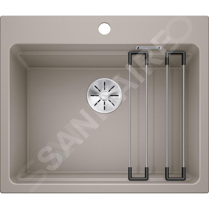 Blanco Etagon 6 - Évier en silgranite, 600x510 mm, avec rails, tartufo 524546