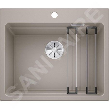 Blanco Etagon 6 - Évier en silgranite, 600x510 mm, avec rails, tartufo 524546