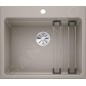 Blanco Etagon 6 - Évier en silgranite, 600x510 mm, avec rails, tartufo 524546