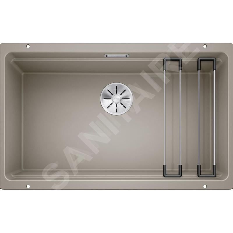 Blanco Etagon 700 - Évier en silgranite, 730x460 mm, avec rails, tartufo 525174