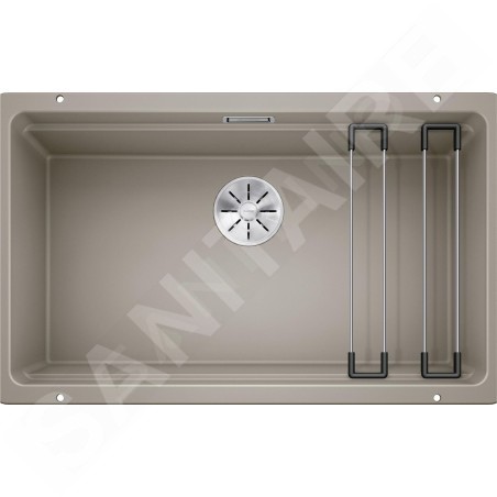 Blanco Etagon 700 - Évier en silgranite, 730x460 mm, avec rails, tartufo 525174