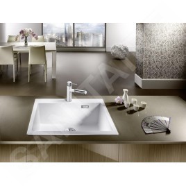 Blanco Pleon 8 - Évier en silgranite, 700x510 mm, blanc 523047