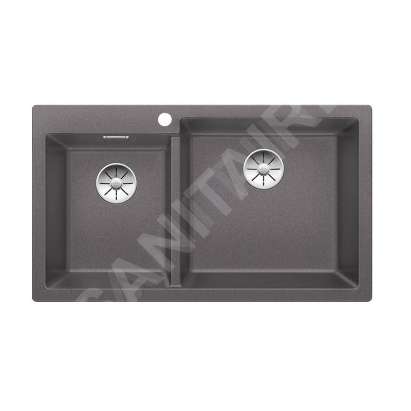 Blanco Pleon 9 - Évier en silgranite, 860x500 mm, gris rocher 523058