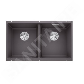 Blanco Subline 350/350 - Évier en silgranite, 755x460 mm, gris rocher 523575