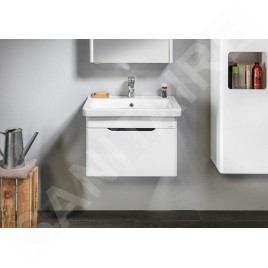 Sapho Ella - Meuble lavabo 565x390x430 mm, 1 tiroir, blanc EL060-3030