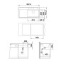 Blanco Zenar XL 6 - Évier en silgranite, 987,5x497,5 mm, InFino, anthracite 523902
