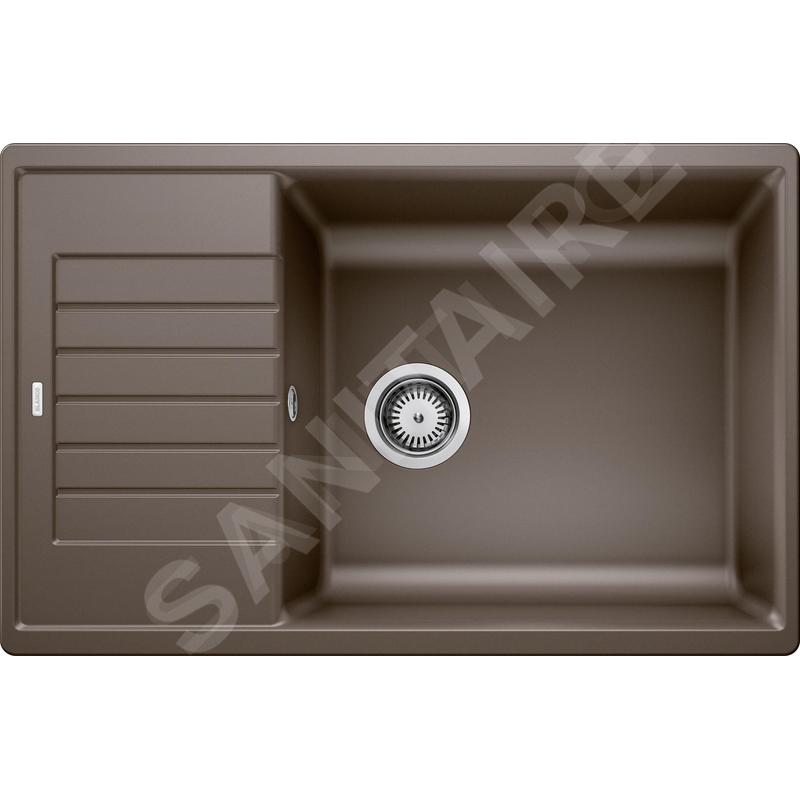 Blanco Zia XL 6 - Évier en silgranite, 780x500 mm, avec commande de vidage, café 523272