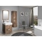 Sapho Amia - Meuble lavabo 590x600x450 mm, 2 tiroirs, chêne Collingwood AM060-1919 Sapho Amia - Meuble lavabo 590x600x450 mm, 2 tiroirs, chêne Collingwood AM060-1919