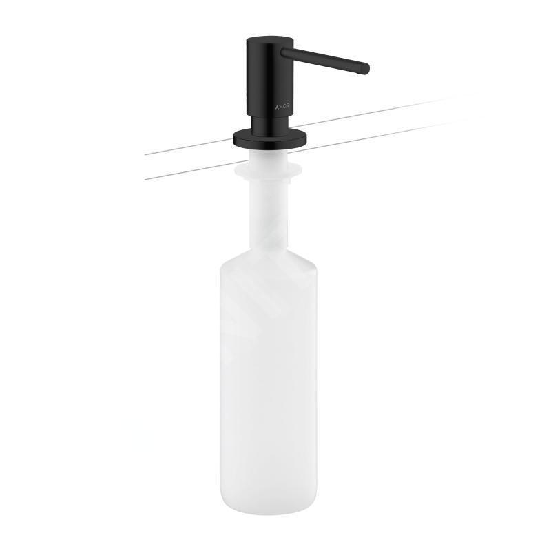 Axor Uno - Distributeur de détergent, 500 ml, noir mat 42818670