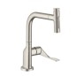 Axor Citterio - Mitigeur d’évier avec douchette escamotable, inox 39863800