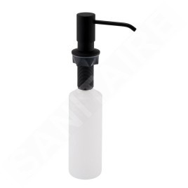 Sapho Accessoires - Distributeur de savon encastré, noir mat SP023B