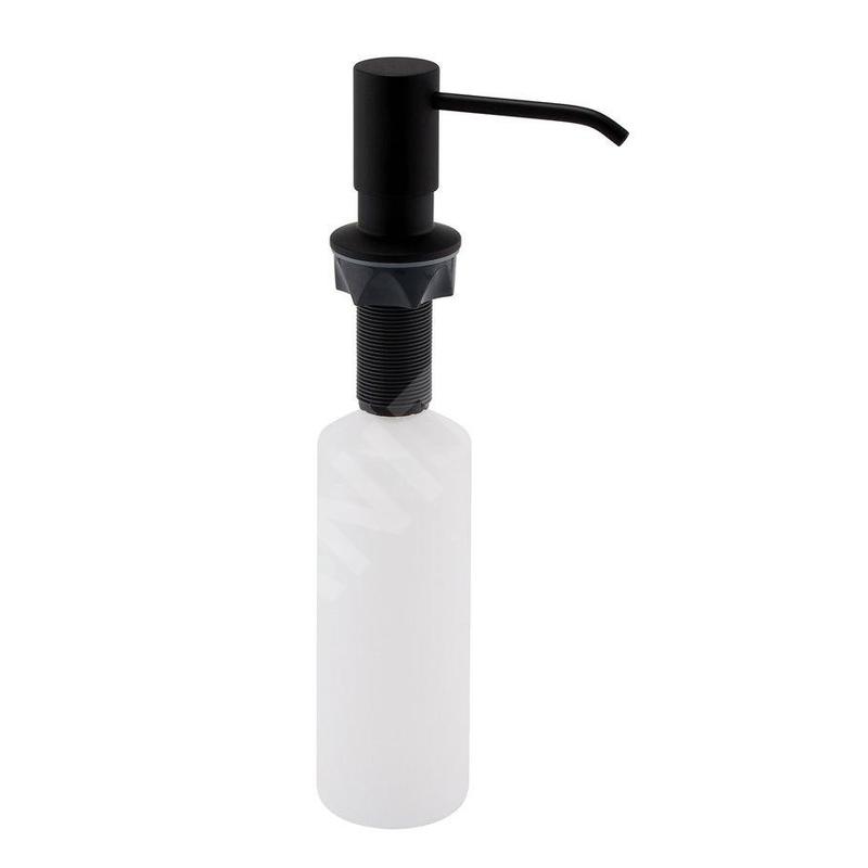 Sapho Accessoires - Distributeur de savon encastré, noir mat SP023B