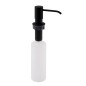 Sapho Accessoires - Distributeur de savon encastré, noir mat SP023B