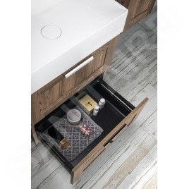 Sapho Amia - Meuble lavabo 590x600x450 mm, 2 tiroirs, chêne Collingwood AM060-1919