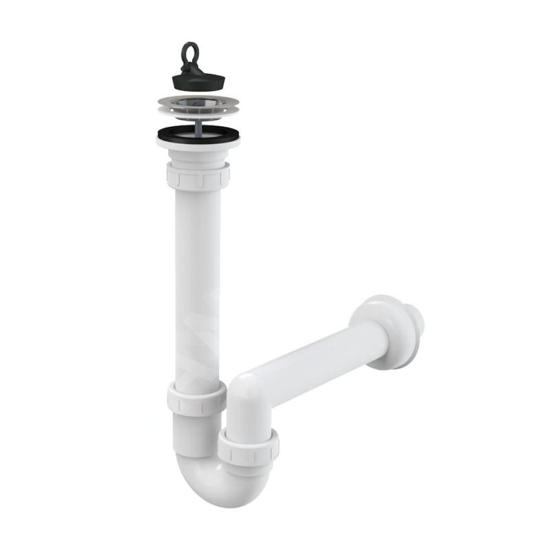 Alcadrain Siphons - Siphon d'évier, diamètre 70 mm, plastique A800-DN40