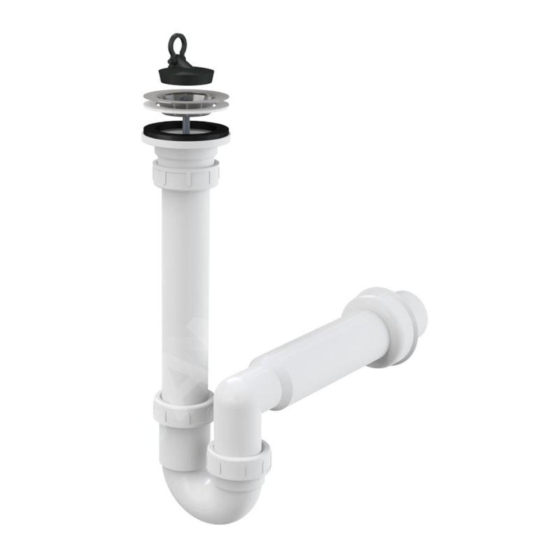 Alcadrain Siphons - Siphon d'évier, diamètre 70 mm, plastique A800-DN50