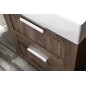 Sapho Amia - Meuble lavabo 590x600x450 mm, 2 tiroirs, chêne Collingwood AM060-1919 Sapho Amia - Meuble lavabo 590x600x450 mm, 2 tiroirs, chêne Collingwood AM060-1919