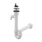 Alcadrain Siphons - Siphon d'évier, diamètre 70 mm, avec raccord, en plastique A810-DN40