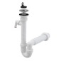 Alcadrain Siphons - Siphon d'évier, diamètre 70 mm, avec raccord, en plastique A810-DN50
