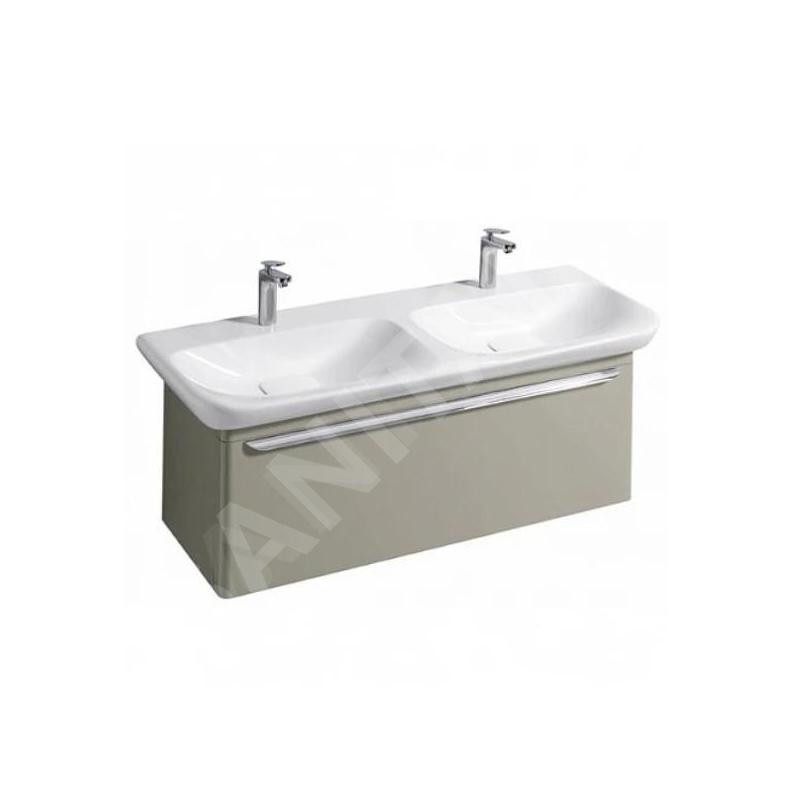 Keramag myDay - Meuble pour lavabo 1160x410x430 mm, 1 tiroir avec éclairage LED, gris-beige mat 824132000 Keramag myDay - Meuble pour lavabo 1160x410x430 mm, 1 tiroir avec éclairage LED, gris-beige mat 824132000