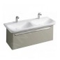 Keramag myDay - Meuble pour lavabo 1160x410x430 mm, 1 tiroir avec éclairage LED, gris-beige mat 824132000 Keramag myDay - Meuble pour lavabo 1160x410x430 mm, 1 tiroir avec éclairage LED, gris-beige mat 824132000