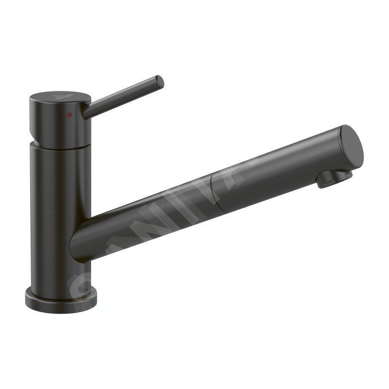 Villeroy & Boch Como - Mitigeur d'évier avec bec extractible, anthracite 92520005