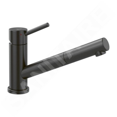 Villeroy & Boch Como - Mitigeur d'évier avec bec extractible, anthracite 92520005