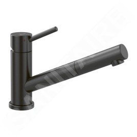 Villeroy & Boch Como - Mitigeur d'évier avec bec extractible,à basculer sous la fenêtre, anthracite 92580005
