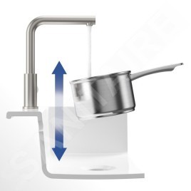 Villeroy & Boch Modern Steel - Mitigeur d'évier, anthracite 96680105
