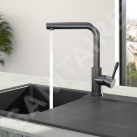 Villeroy & Boch Modern Steel - Mitigeur d'évier, anthracite 96680105