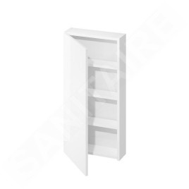 Cersanit City - Armoire 80x40x14 cm, 1 porte, charnières G/D, blanc S584-020-DSM