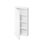 Cersanit City - Armoire 80x40x14 cm, 1 porte, charnières G/D, blanc S584-020-DSM