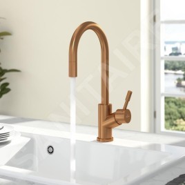 Villeroy & Boch Umbrella - Mitigeur d'évier avec bec extractible, bronze 92540004