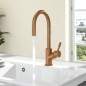 Villeroy & Boch Umbrella - Mitigeur d'évier avec bec extractible, bronze 92540004