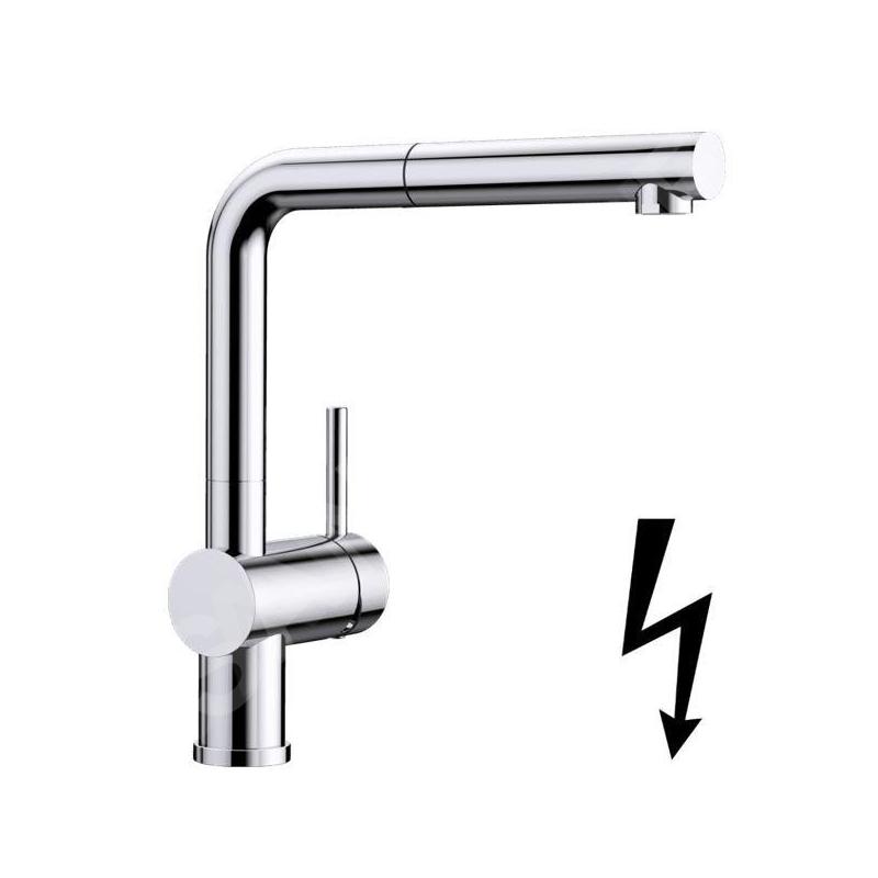 Blanco Linus S - Mitigeur d’évier avec douchette extractible, chrome 512200