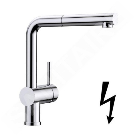 Blanco Linus S - Mitigeur d’évier avec douchette extractible, chrome 512200