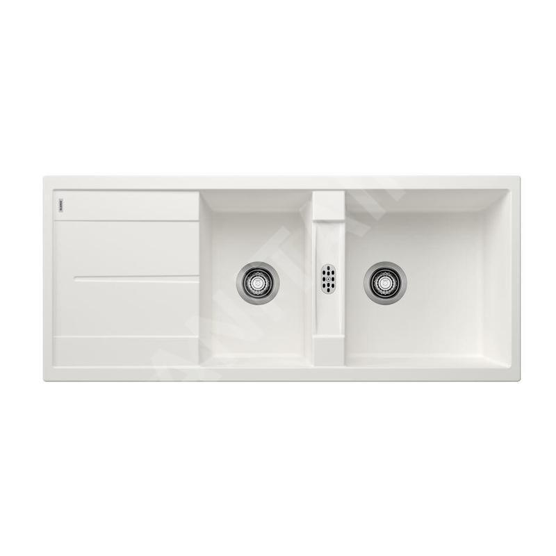 Blanco Metra 8 - Évier en silgranit, 1160x500 mm, blanc 513064